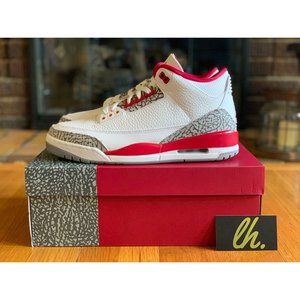 Size 11.5 Air Jordan 3 Retro "Cardinal Red"